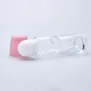 China Custom Frosted Roller Ball Perfume Bottle Colored 65ml Refillable Roll On Bottle supplier