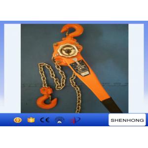 China 3 Ton Lever Chain Hoist 1.5M Lift , Construction Tightening Lever Chain Block supplier