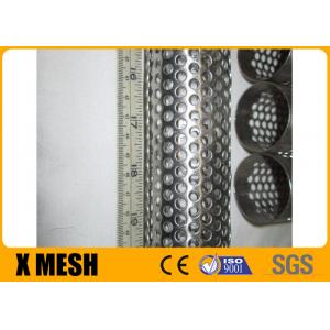Welded Pipe 50mm Stainless Mesh Tube Filter Perforated Tube Slotted Round Type Industrial