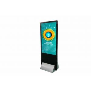 Ultra Slim Interactive Touch Display Lcd Windows Android Os Advertising Display Totem 43'' Floor Stand