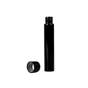 China Matte Black Glass Pre Roll Tube For Cigarettes Childproof Joint Tube supplier
