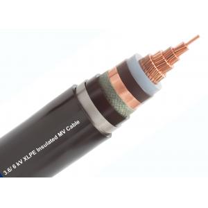 China Stranded Copper Conductor Medium Voltage Underground Cable 3.6/6 KV supplier