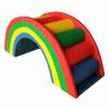 Rainbow Style Indoor Soft Play Equipment , Colorful Commercial Play Equipment
