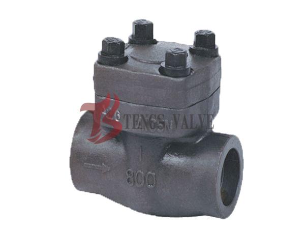 OEM 1 Inch Swing Check Valve , Forged Carbon Steel Socket Weld Check Valve