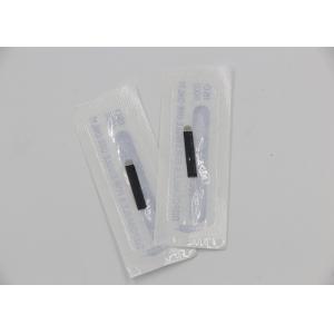China 18 Pins Black # 18U Eyebrow Tattoo Needle Blades For Permanent Makeup supplier