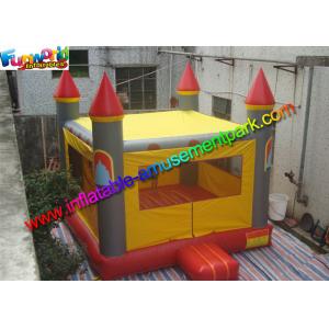 Garden Inflatable Jumping House , PVC Vinyl Bouncy Castles With Sun Cover