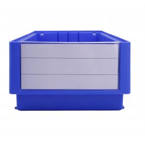 China PP Material Industrial Stacking Storage Bin Workbench with Customized Color and Divider supplier