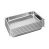 China Personalización 304 acero inoxidable bandeja de horno rectangular cuadrado con material de aluminio wholesale