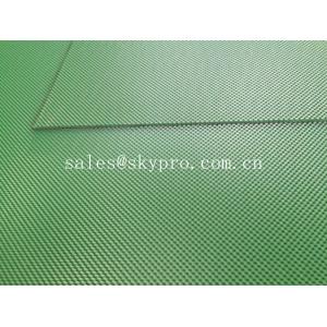 China Green color diamond PVC conveyor belt glossy matt smooth grip top supplier