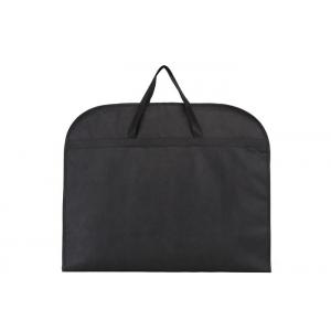 Black 420D Polyester Suit Dress Bag Garment Bag Covers With Zip Closure