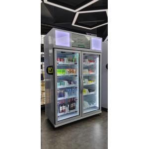 le distributeur automatique de crème glacée 220V pour des nourritures boit le réfrigérateur se vendant intelligent