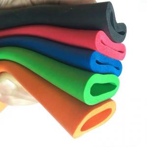 Colorful Nbr Rubber Foam Tube High Density 15mm Seamless