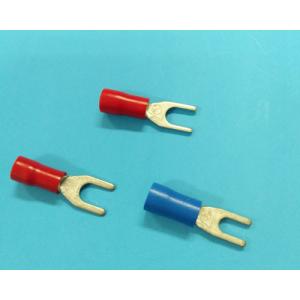 Tinned Insulated Fork Lugs Solder Insulated Battery Terminal Lugs 18–14AWG