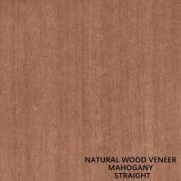 China Straight Grain Natural Mahogany Wood Veneer For Furniture And Music Instruments on sale