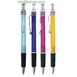 click mechanism advertising ball pen,promotional click plastic pen,ball pen china factory