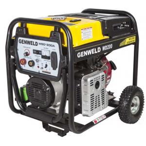 China GENWELD Portable Diesel Welder Generator WD200A 200A AC 6.5Kw Output Power supplier