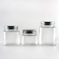 China 380 500 Ml Wide Mouth Octagonal Honey Food Jam Storage Glass Jar Pickling 16Oz With Gold Lids on sale