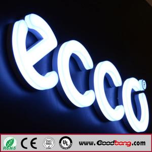 outdoor vacuum forming acrylic 3D led backlit sample advertising letter