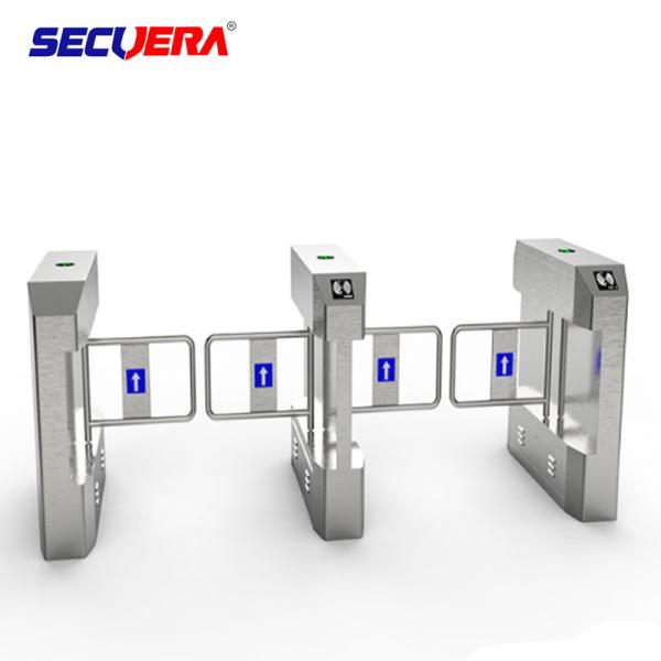 304 Stainless Steel Outdoor Optical Rfid Vertical Access Control Turnstiles