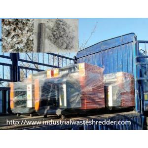 China Scrap Carpet Industrial Shredder Machine 3000 - 5000kg / H Adjustable Cutting Size supplier