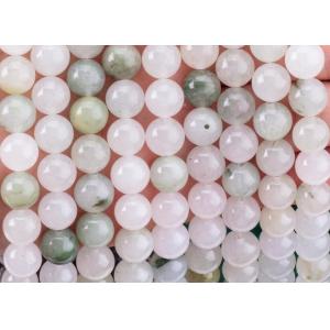 Tian Shan Green Jade Round Bead Natural Crystal Gemstone Different Bead Size Loose Bead Strands for DIY Jewelry Making