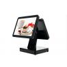 Android 4.4 Touch Screen POS Ordering System With WIFI 15 Inch Dual Screen