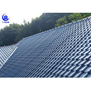 Anti Corrosion Asa Synthetic Resin Roof Sheet High Pavement Efficiency