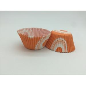 Orange Greaseproof Cupcake Liners Carrot Muffin Cake Mould Custom Shape Paper Cup