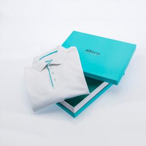 China Papel de tablero de la camiseta de la tapa de lujo y de la caja baja que empaqueta la caja de impresión de encargo del doblez wholesale