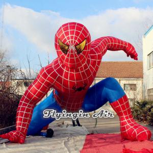 China Handsome Inflatable Spider-man for Shop and Outdoor Decoration wholesale