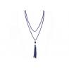 China Lovely Handmade Beaded Necklaces , Many Color Small Gemstone Necklace wholesale