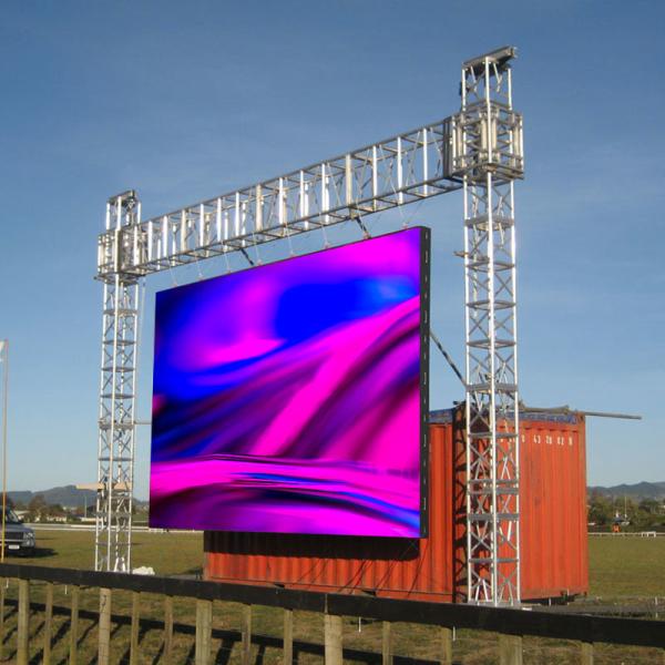 Outdoor Waterproof Modular Led Video Display Panels Tile Hanging Bar 500x500mm Foldable P3.91 P4.81 Led Screen