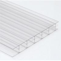 China Clear Twin Wall Polycarbonate Roofing Sheet With Modern Design 4mm-20mm Thickness on sale