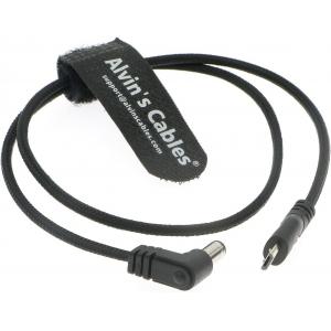 Alvin'S Cables Motor Flexible Power Cable For Tilta Nucleus Nano Micro USB To 2.1 DC Barrel Right Angle