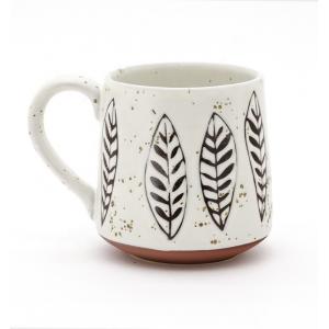 Unique Geometric Smart Black And White Ceramic Coffee Mug For Gift