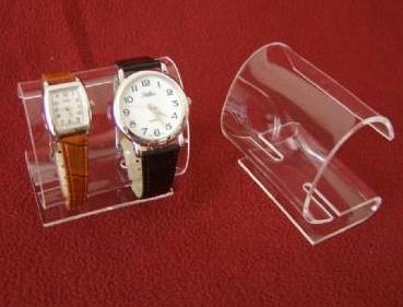 Exhibición de acrílico del reloj de la forma hermosa con de alta calidad