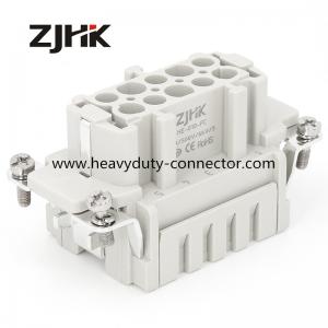 China HE 10 Pin Crimp Terminal Heavy Duty Wire Connectors 500V Crimp Plug Socket Similer TE Connector supplier