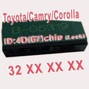 China 4D 67 Duplicable Chip 32XXX Car Key Transponder Chip for Toyota / Camry / Corolla supplier