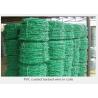 China 25KG 400M PVC Coated Barbed Wire Fence Wire Mesh Fence 1.6mm - 2.8mm Dia wholesale