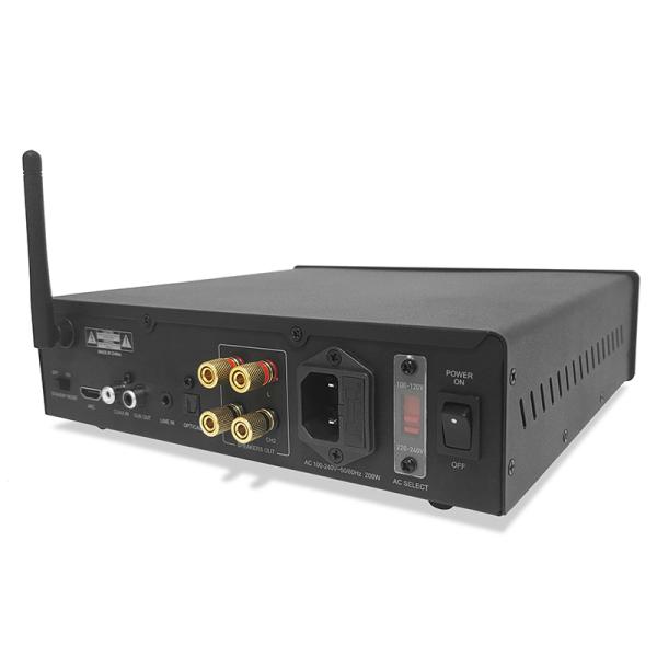 200W Bluetooth 5.0 Stereo Receiver with 3.5MM Input Class D Amplifier for Home Theater