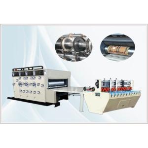 China impresión Semi-auto de Flexo que ranura la máquina que corta con tintas, alimentación Chian + alimentador auto supplier