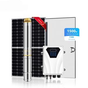 Professional supplier solar powered irrigation agriculture borehole controller submersible dc solar pump