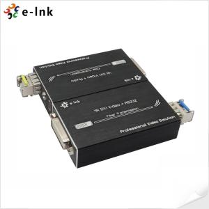 China Mini extensor de fibra óptica 4K DVI con audio estéreo supplier