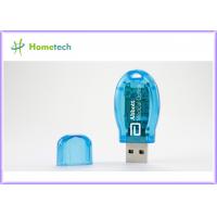 China Promotional BLUE COLOR transparent plastic USB flash drives,USB sticks on sale