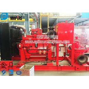 China Horizontal Centrifugal Split Case Fire Pump Set With Cummins Diesel Engine , CCCF Standard supplier