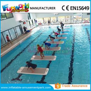 China DWF Material Customized Water Toys Inflatable Water Floats Yoga Exercise Mats supplier
