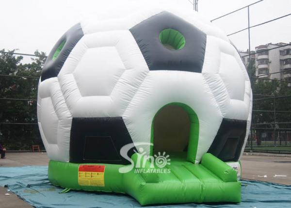 Outdoor Kids Party Time Football Inflatable Bouncy Castle with 0.55mm pvc