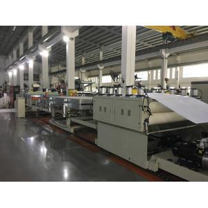 China PE / PP / PC Hollow Grid Sheet Extrusion Line Making Machine Grey Machine Color supplier