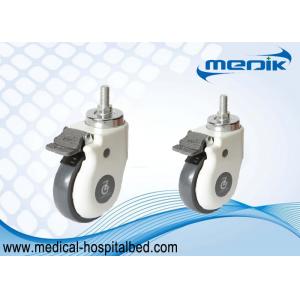 China Abs Body Attractive Performance Medical Casters Wheels For Home Care Beds supplier