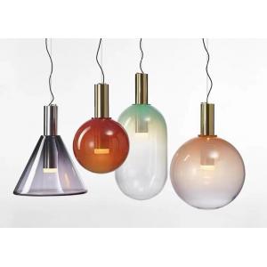 Dining Room Creative Hanging Lamp LED Chandelier Light Restaurant Bar Design Glass Fixture